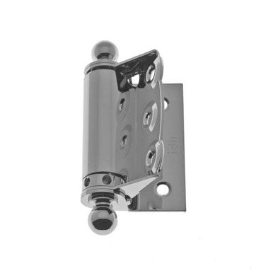 IDH 80320-26D: 2-3/4" Half Mortise Spring Door Hinge (pair) - Satin Chrome