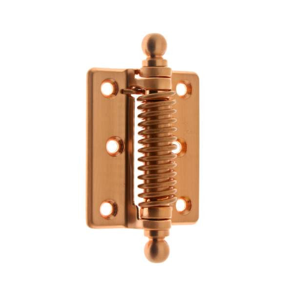 IDH 80360-008: 3 x 2-1/2" Heavy Duty Screen Door Hinge (Pair) - Bright Copper