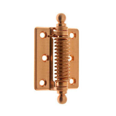 IDH 80360-008: 3 x 2-1/2" Heavy Duty Screen Door Hinge (Pair) - Bright Copper