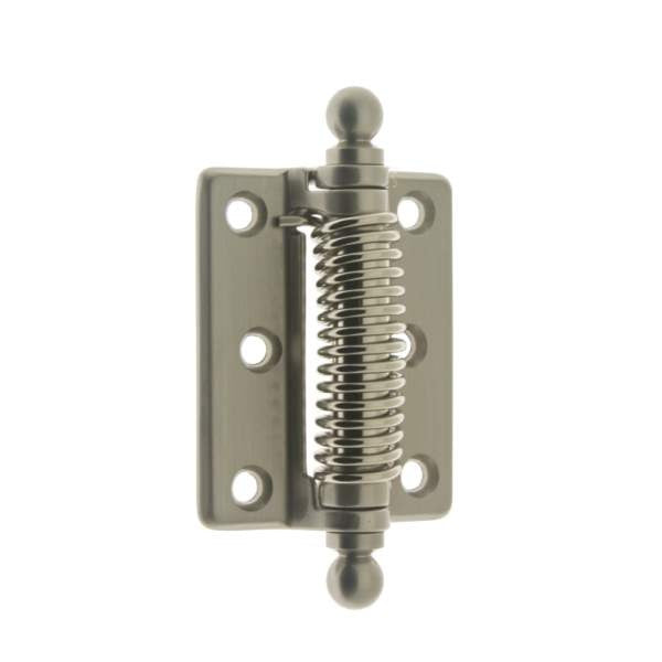 IDH 80360-015: 3 x 2-1/2" Heavy Duty Screen Door Hinge (Pair) - Satin Nickel