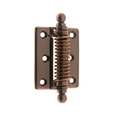 IDH 80360-08A: 3 x 2-1/2" Heavy Duty Screen Door Hinge (Pair) - Antique Copper