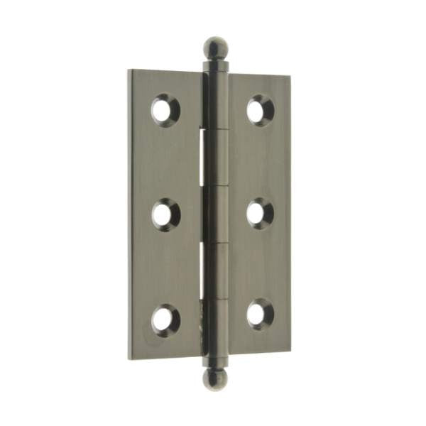 IDH 82517-15A: 2-1/2" Cabinet Hinge w/Ball Finials (pair) - Oil Rubbed Bronze