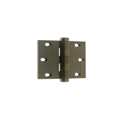 IDH Brass 83030-005: 3" Extruded Square Corner Door Hinge (pair) - Antique Brass