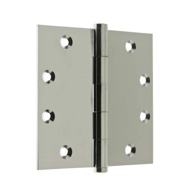 IDH 84545-026: 4-1/2" Square Corner Door Hinge (pair) - Polished Chrome