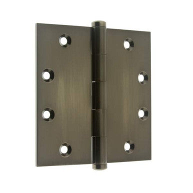 IDH 84545-15A: 4-1/2" Square Corner Door Hinge (pair) - Antique Nickel