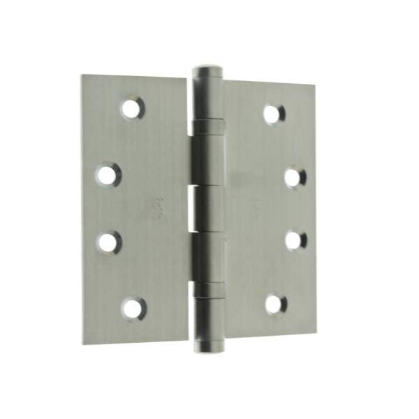 IDH 86000-26D: 4 x 4" Extruded Brass Ball Bearing Hinge (pair) - Satin Chrome