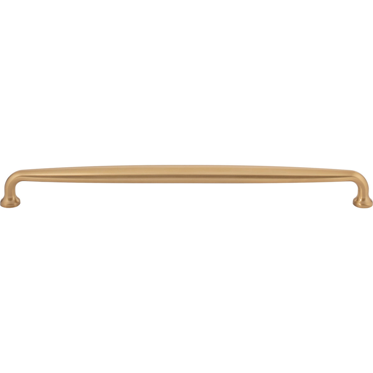 Top Knobs M2806: 12" cc Charlotte D-Handle Cabinet Pull - Honey Bronze