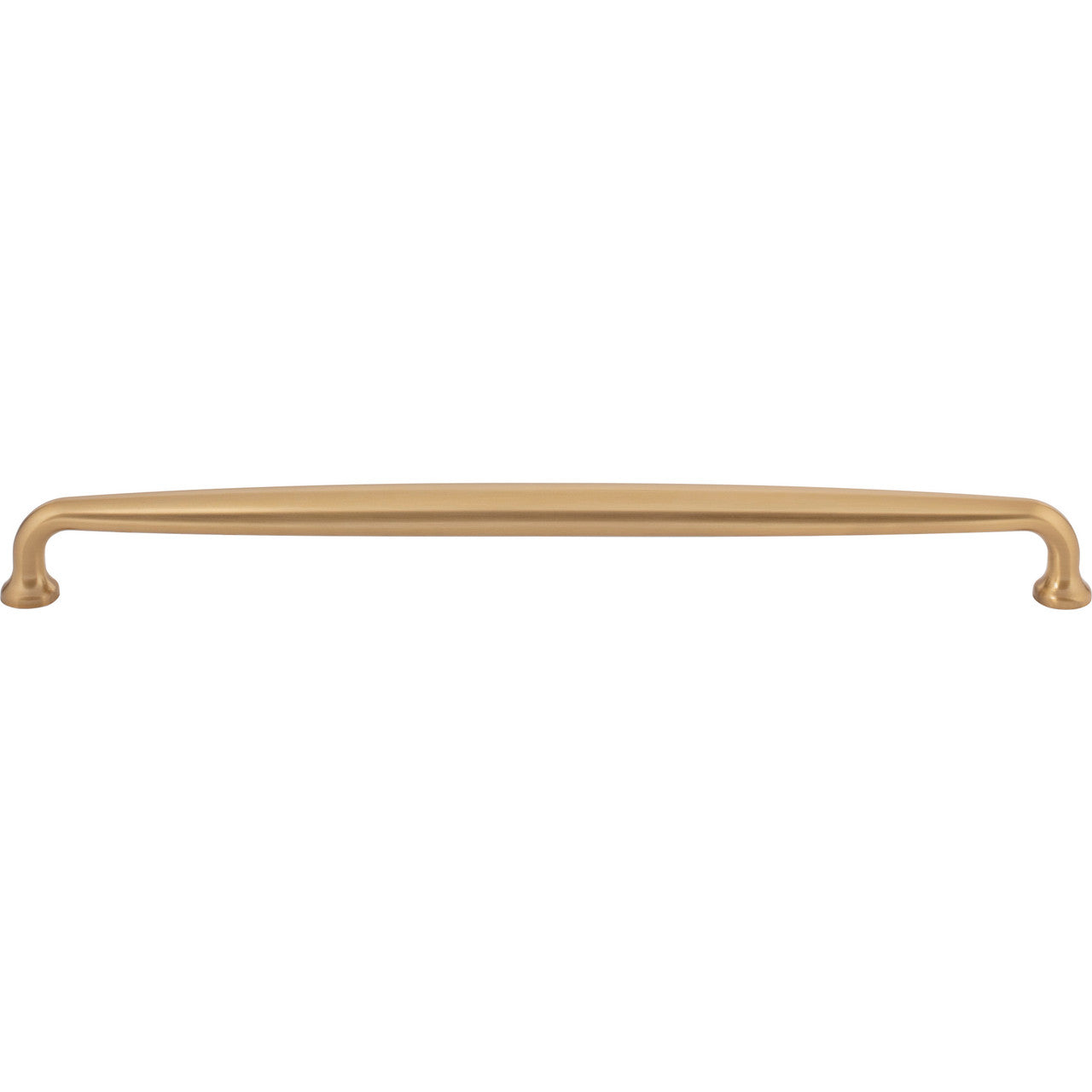 Top Knobs M2806: 12" cc Charlotte D-Handle Cabinet Pull - Honey Bronze