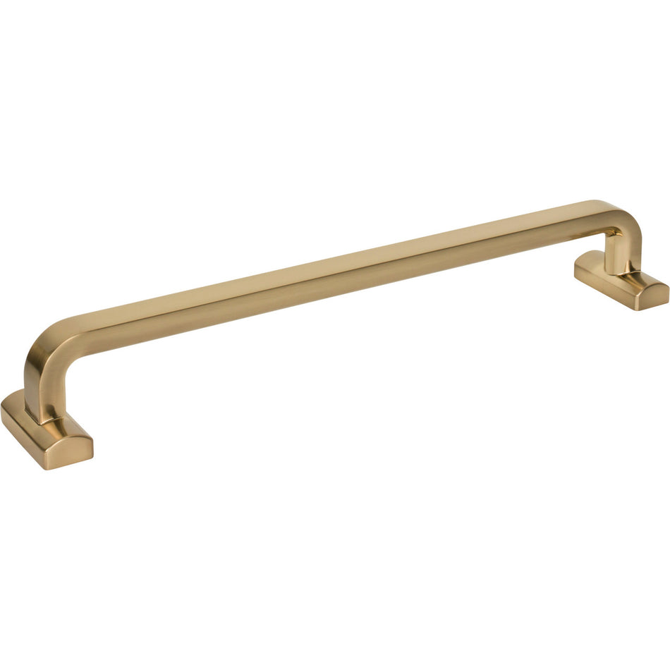Top Knobs TK3168HB: 12" cc Harrison D-Handle Cabinet Pull - Honey Bronze