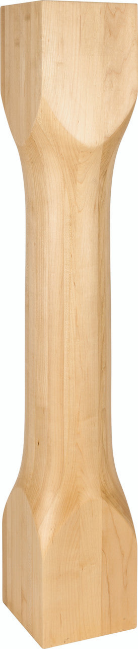 Hardware Resources P83-6-RW: Cathedral Turned Post - Rubberwood