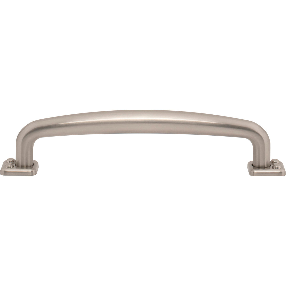 Atlas A542-BRN: 5-1/16" cc Benning D-Handle Cabinet Pull - Brushed Nickel