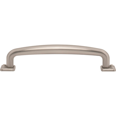 Atlas A542-BRN: 5-1/16" cc Benning D-Handle Cabinet Pull - Brushed Nickel