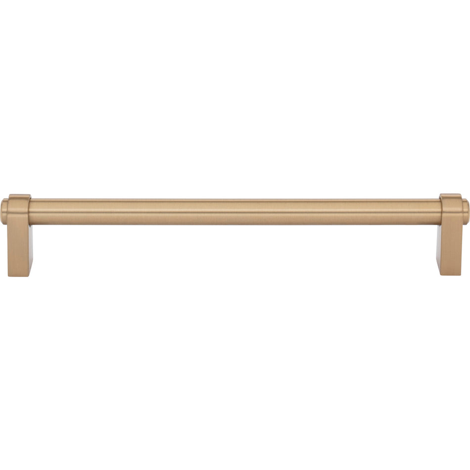 Top Knobs TK3213HB: 7-9/16" cc Lawrence Cabinet Pull - Honey Bronze