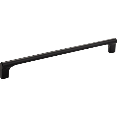 Atlas A656-BL: 8-13/16" cc Whittier Cabinet Pull - Matte Black