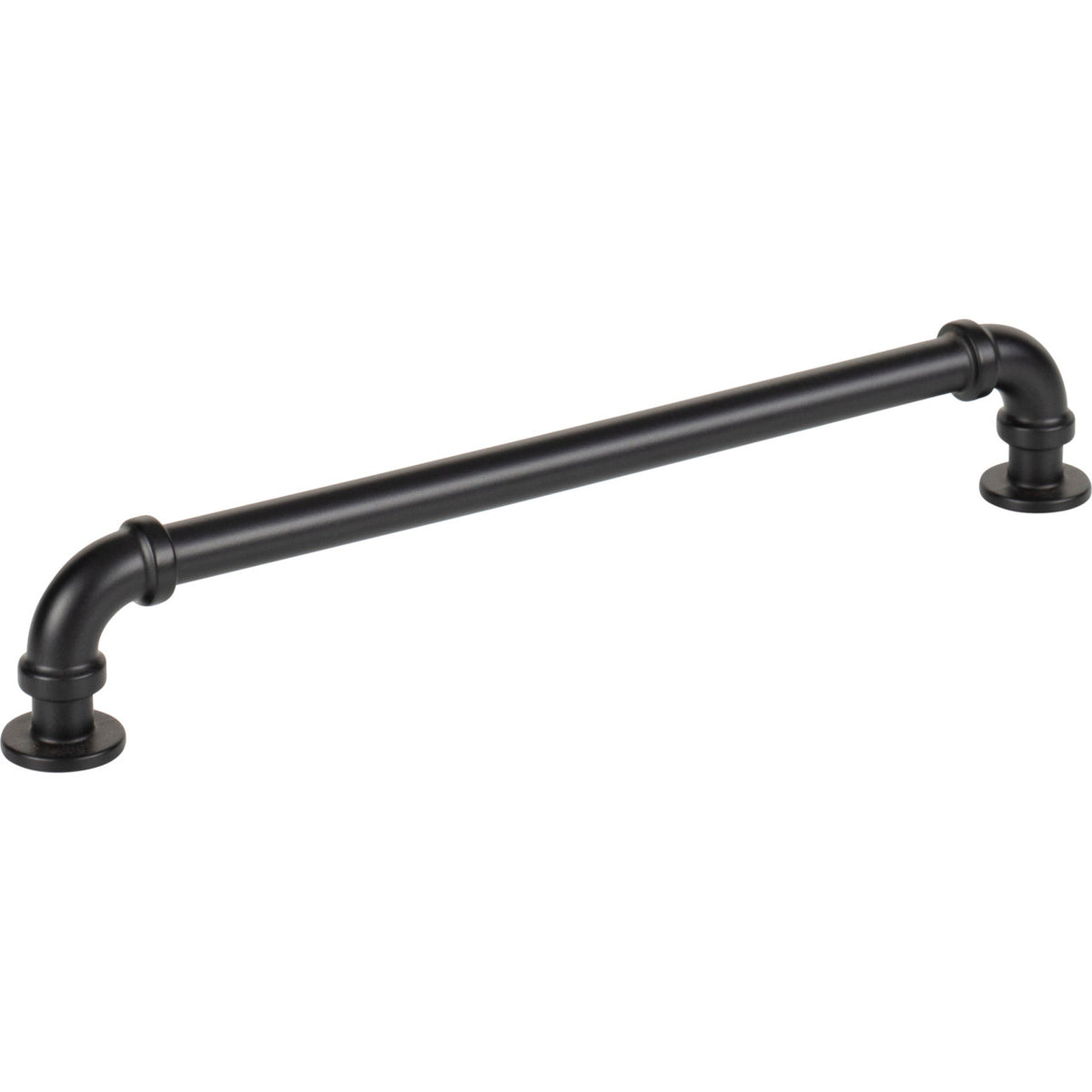 Atlas 369-BL: 7-9/16" cc Steam Punk Cabinet Pull - Matte Black