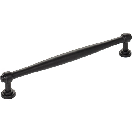 Top Knobs TK3074BLK: 7-9/16" cc Regent's Park Ulster Cabinet Pull - Flat Black