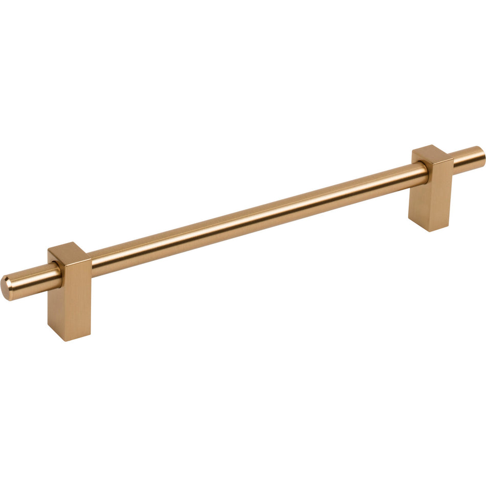 Jeffrey Alexander 478-192SBZ: 192mm cc Larkin Bar Cabinet Pull - Satin Bronze
