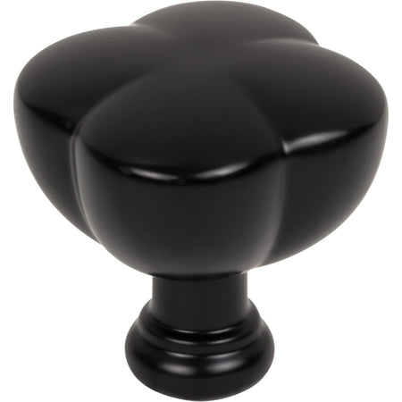 Jeffrey Alexander 686L-MB: 1-1/2" Southerland Round Cabinet Knob - Matte Black