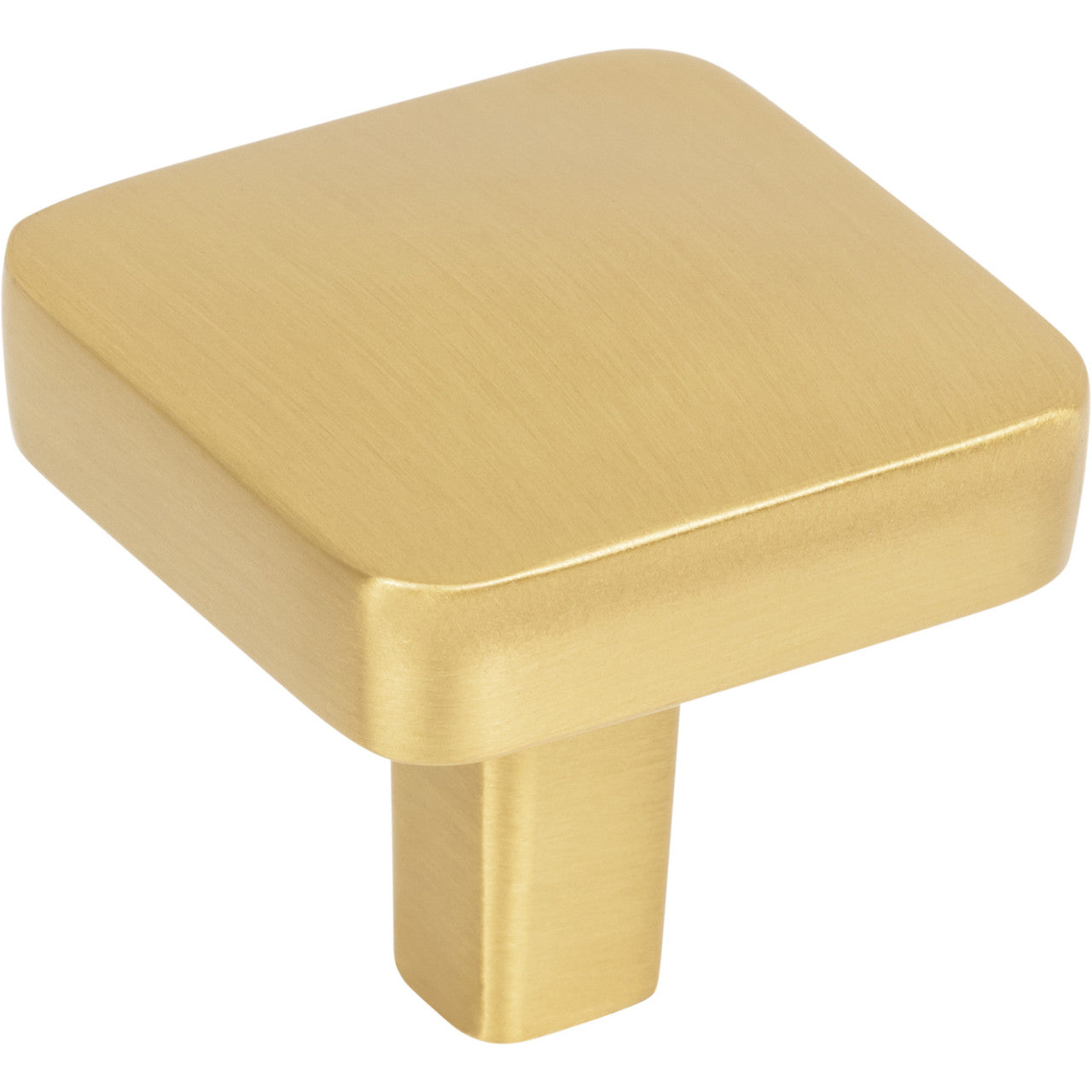 Jeffrey Alexander 905BG: 1-1/4" Whitlock Square Cabinet Knob - Brushed Gold