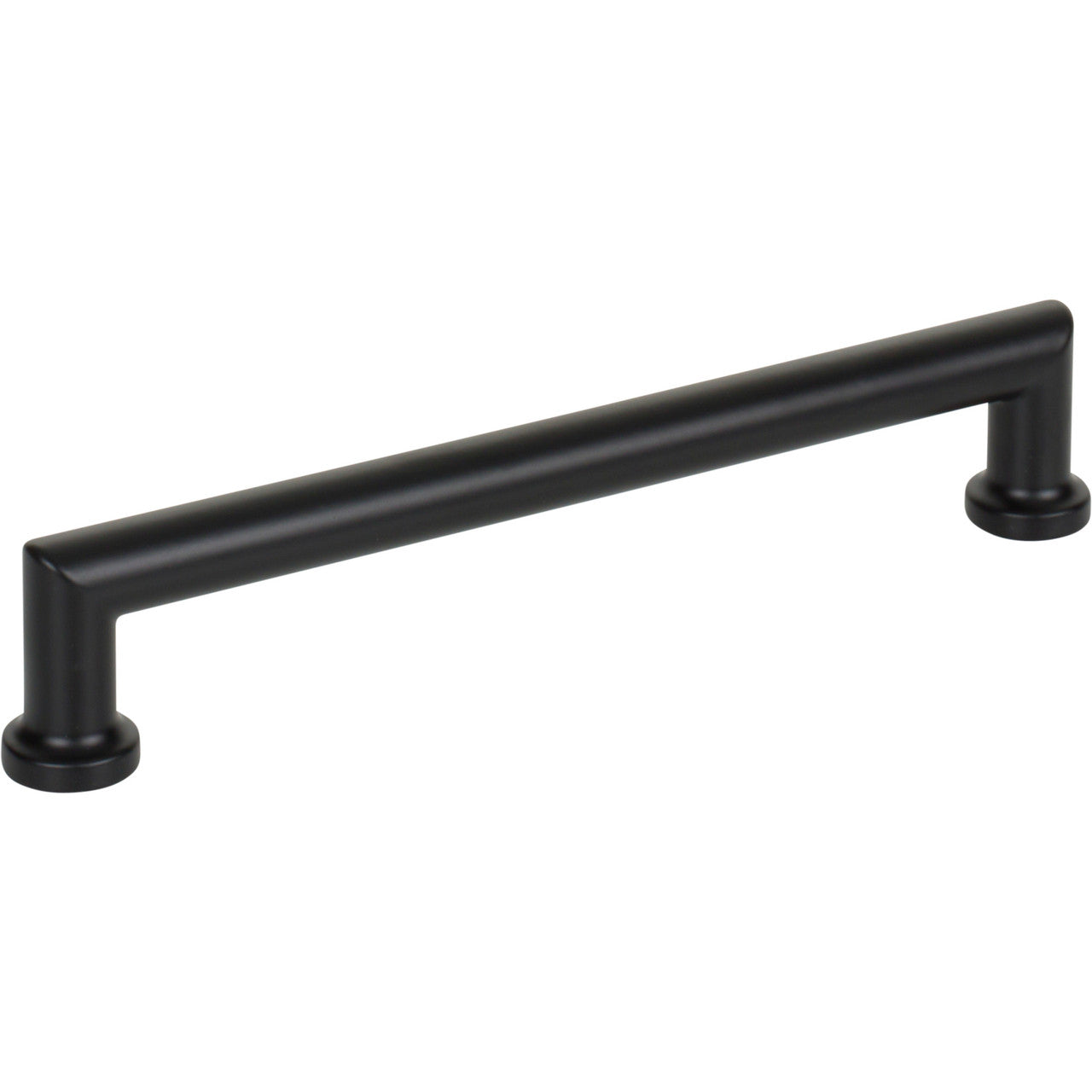 Top Knobs TK3153BLK: 6-5/16" cc Morris D- Handle Cabinet Pull - Flat Black