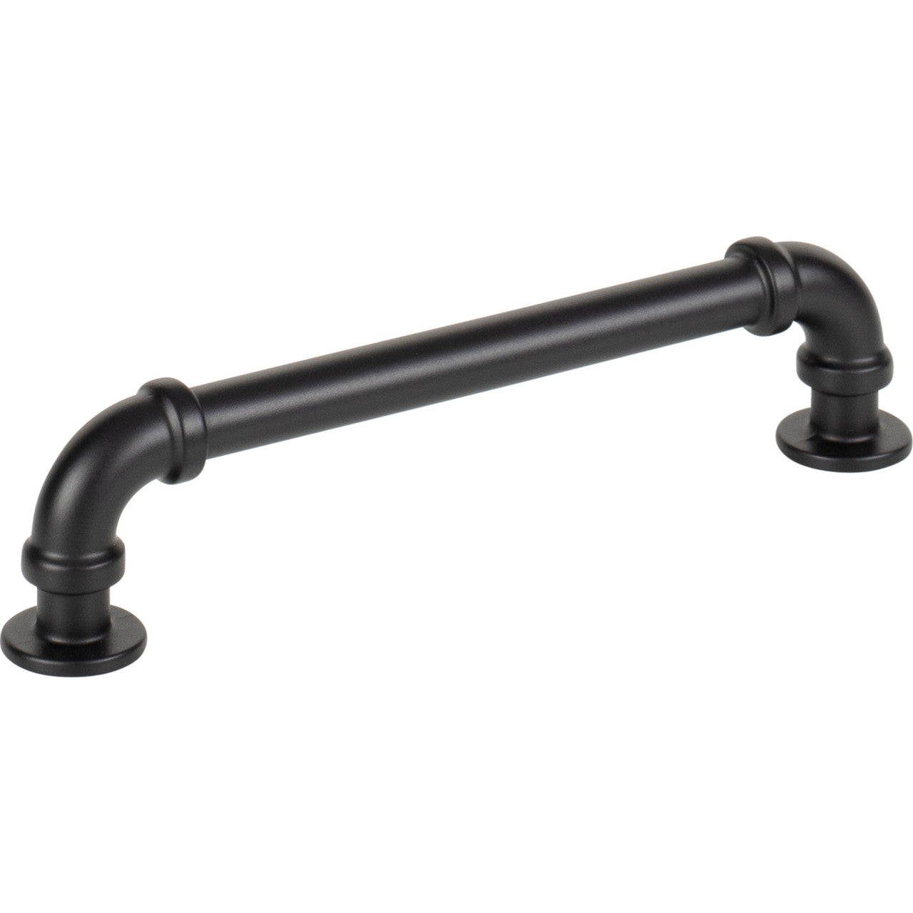 Atlas 368-BL: 5-1/16" cc Steam Punk Cabinet Pull - Matte Black