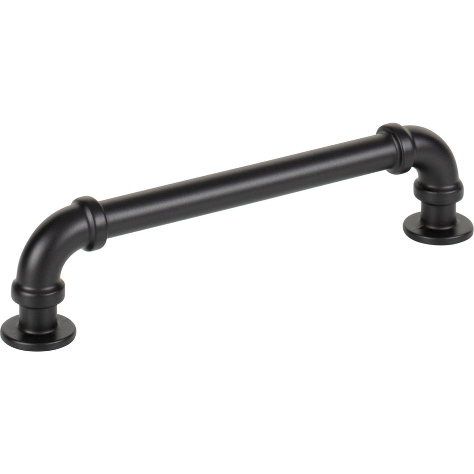 Atlas 368-BL: 5-1/16" cc Steam Punk Cabinet Pull - Matte Black
