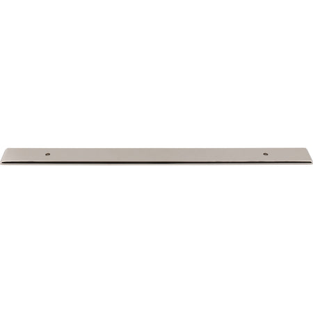 Top Knobs TK3287PN: 17" Radcliffe  Backplate - Polished Nickel