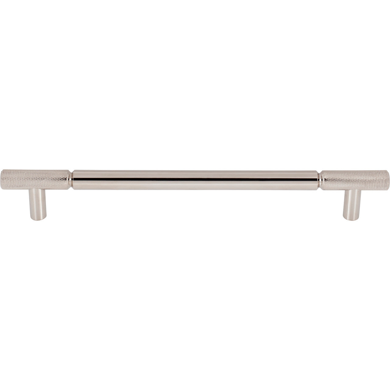 Top Knobs TK3246PN: 12" cc Prestwick Bar Cabinet Pull - Polished Nickel