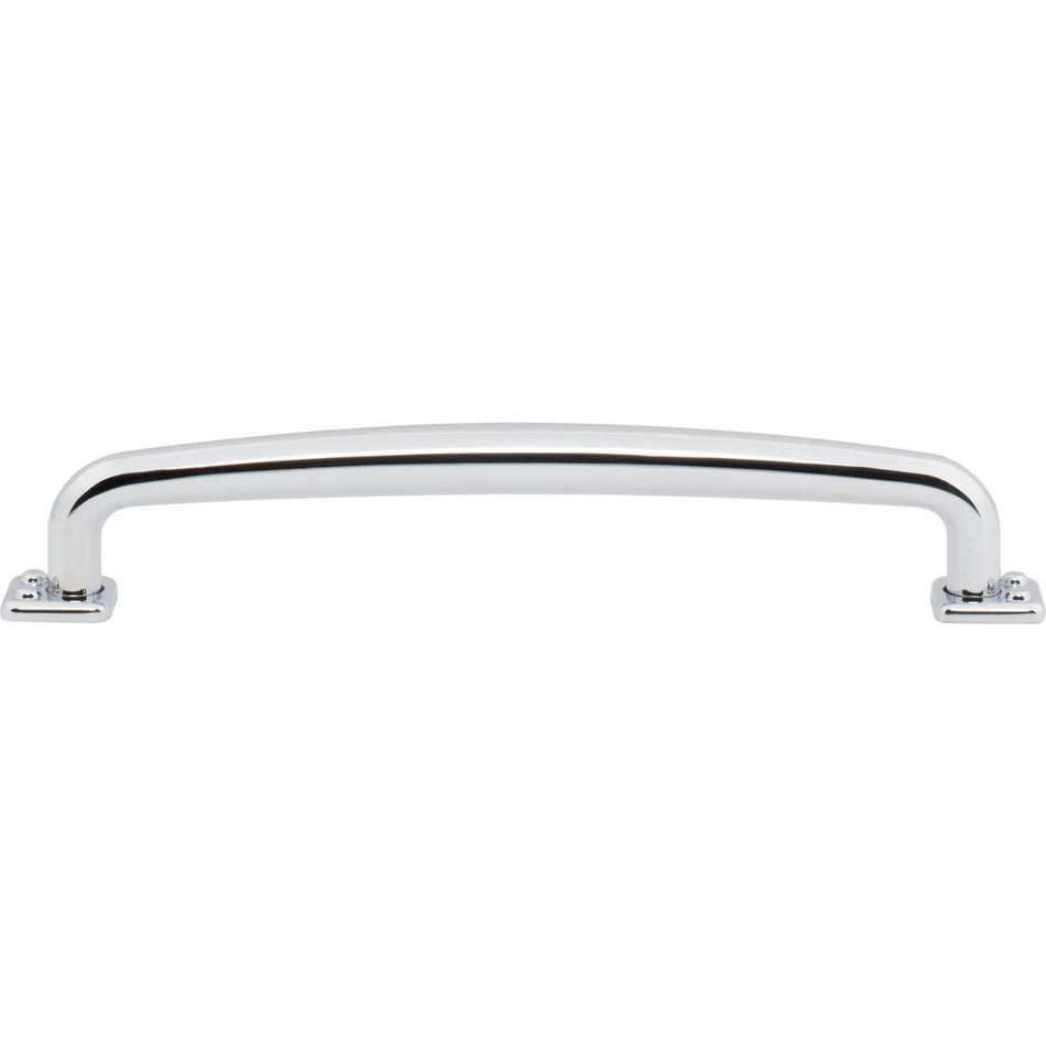 Atlas A543-CH: 6-5/16" cc Benning D-Handle Cabinet Pull - Polished Chrome
