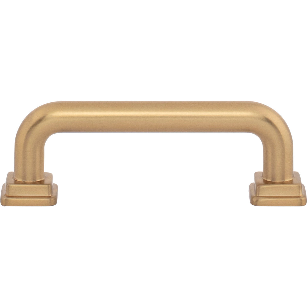Atlas A6022-WB: 3" cc Kimberton Bar Cabinet Pull - Warm Brass
