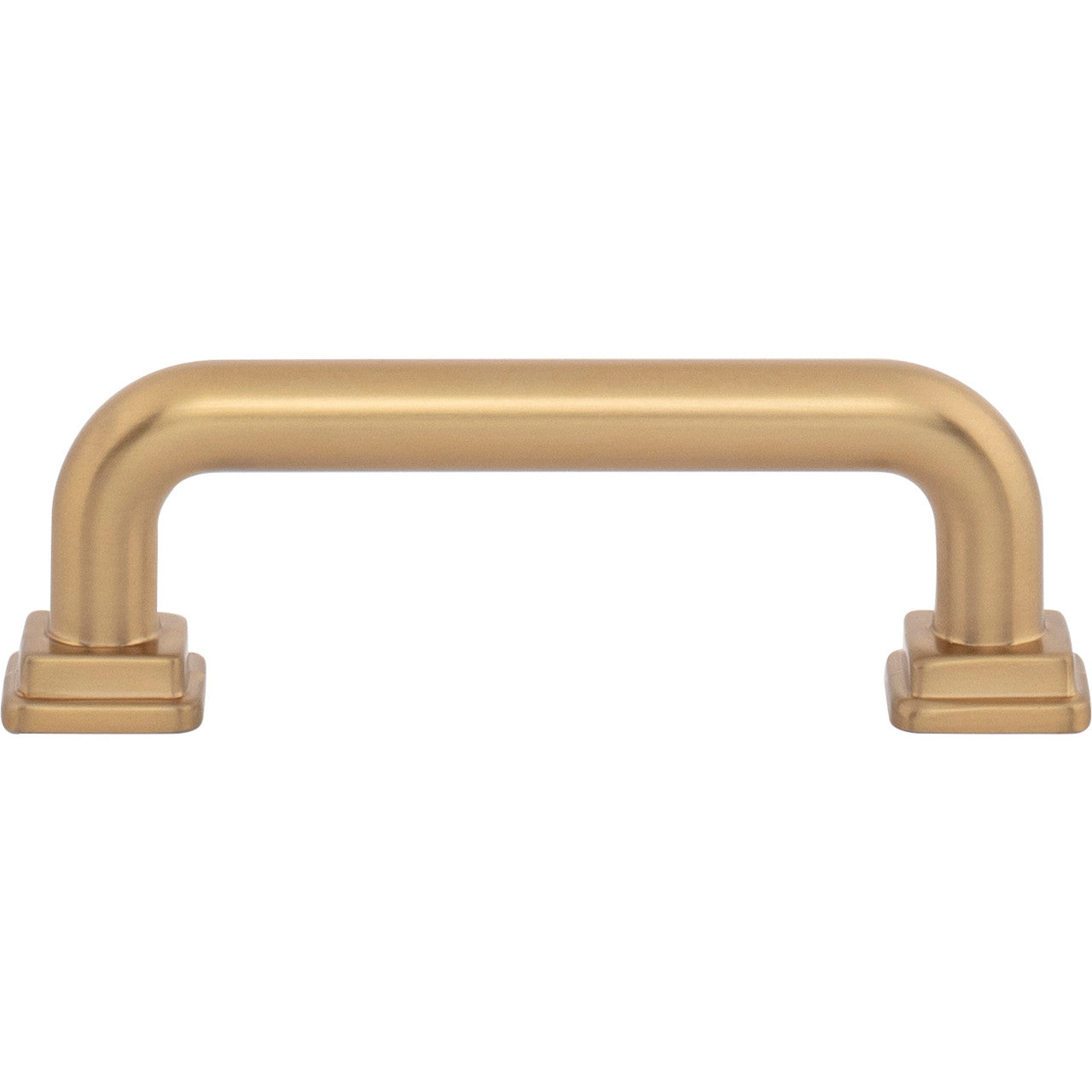 Atlas A6022-WB: 3" cc Kimberton Bar Cabinet Pull - Warm Brass