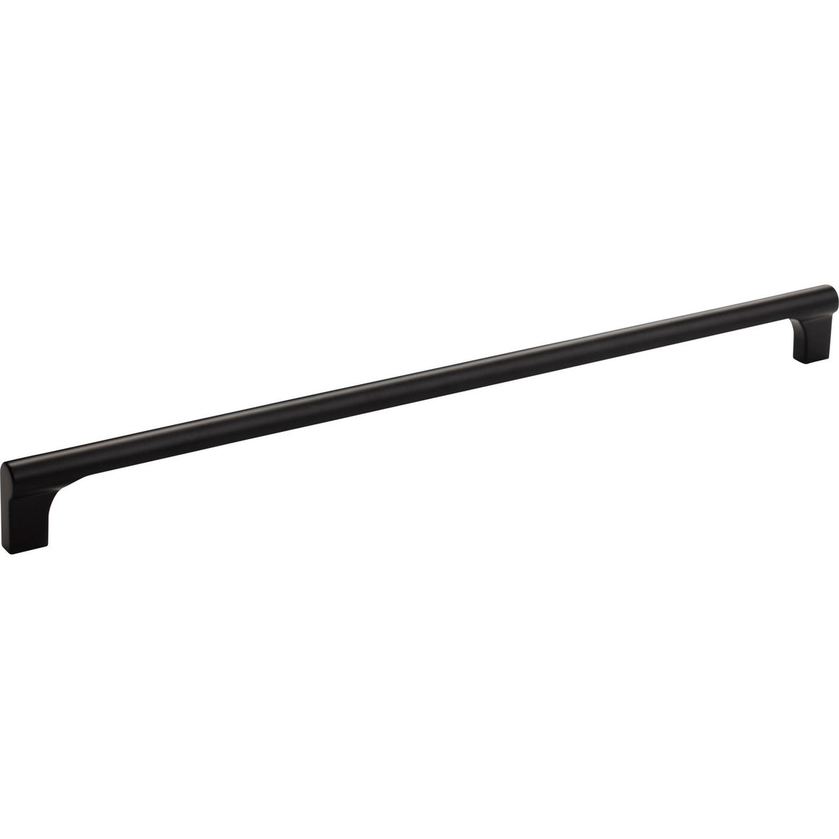 Atlas A657-BL: 12" cc Whittier Cabinet Pull - Matte Black