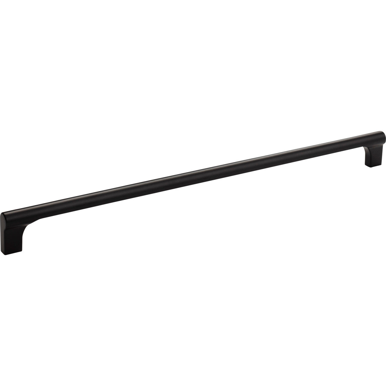 Atlas A657-BL: 12" cc Whittier Cabinet Pull - Matte Black