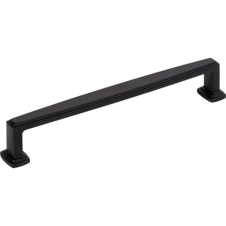 Jeffrey Alexander 171-160MB: 160mm cc Richard Cabinet Pull - Matte Black
