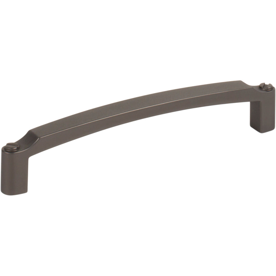 Top Knobs TK3172AG: 5-1/16" cc Haddonfield D-Handle Cabinet Pull - Ash Gray
