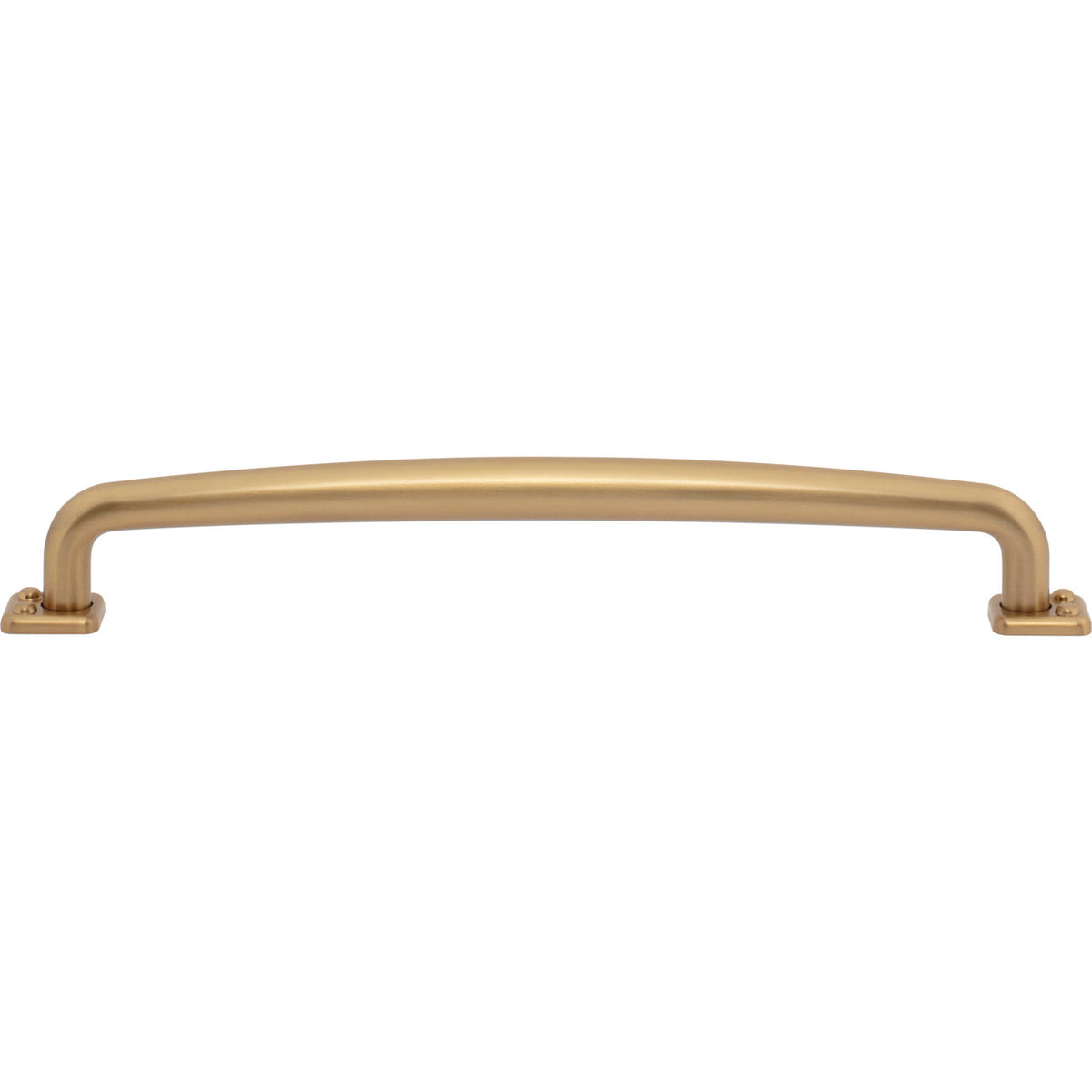 Atlas A544-WB: 7-9/16" cc Benning D-Handle Cabinet Pull - Warm Brass