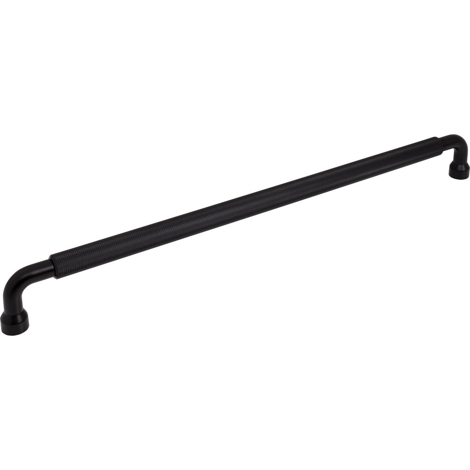 Top Knobs TK3269BLK: 18" cc Garrison Bar Cabinet Pull - Flat Black