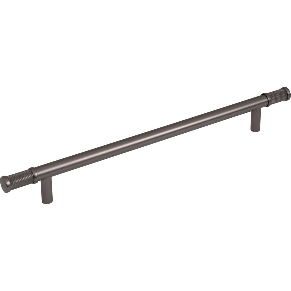 Top Knobs TK3236AG: 8-13/16" cc Burnham Bar Cabinet Pull - Ash Grey