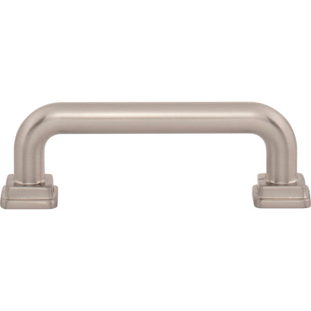 Atlas A6022-BRN: 3" cc Kimberton Bar Cabinet Pull - Brushed Nickel