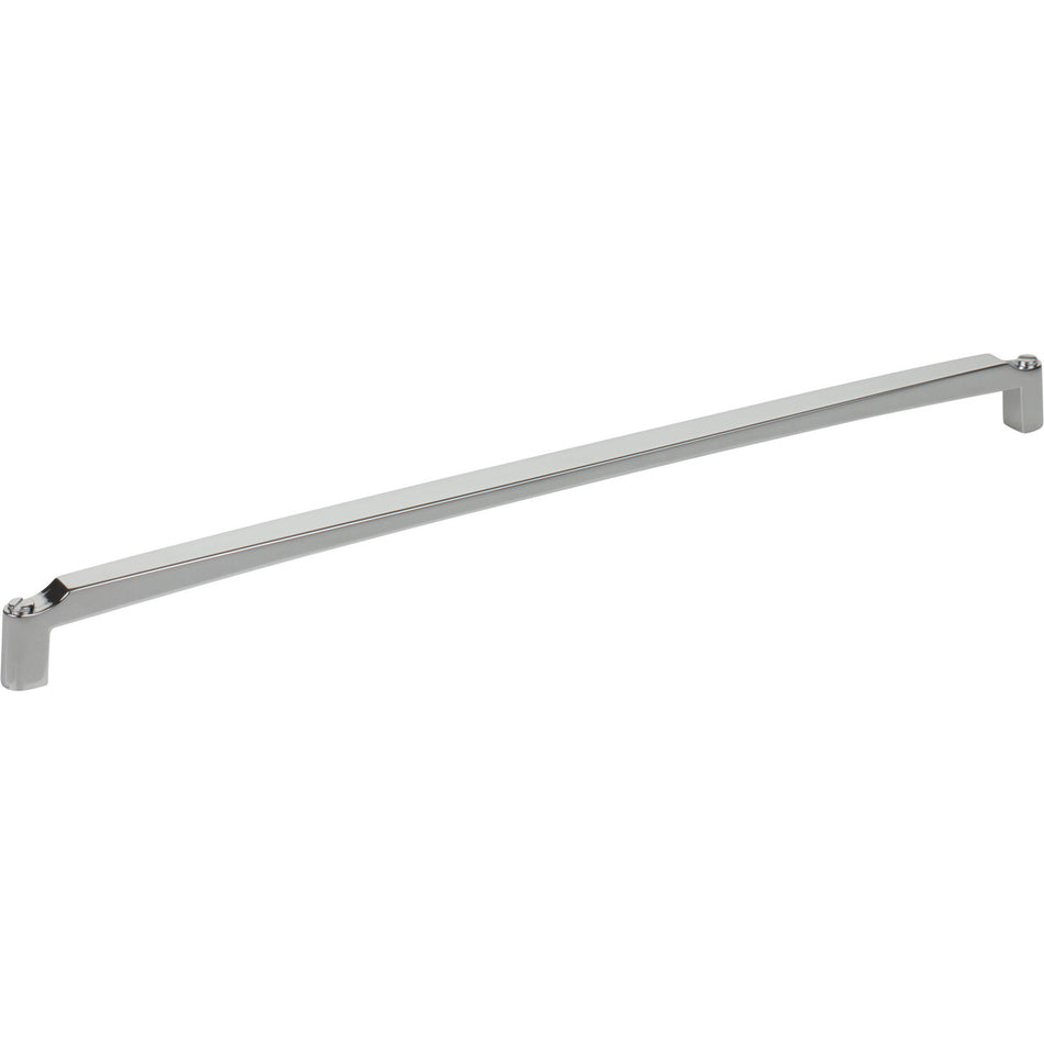 Top Knobs TK3176PC: 12" cc Haddonfield D-Handle Cabinet Pull - Polished Chrome