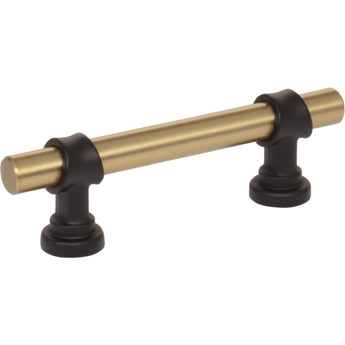 Top Knobs M2701: 3" cc Dakota Bit Cabinet Pull - Honey Bronze/Flat Black