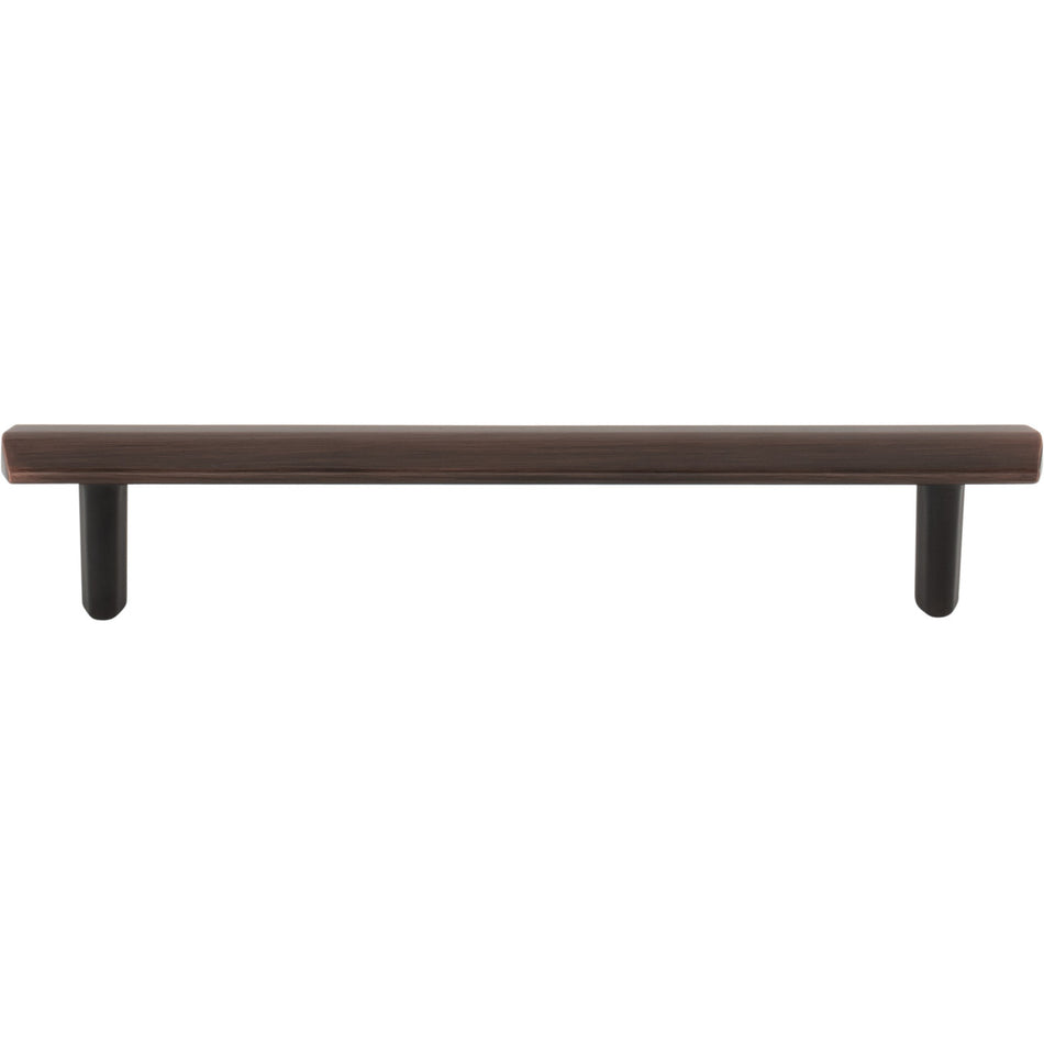 Elements 641-128DBAC: 128mm cc William Bar Cabinet Pull - Brushed Oil Rubbed Bronze