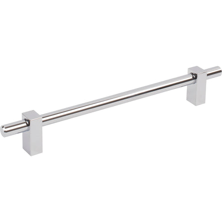 Jeffrey Alexander 478-192PC: 192mm cc Larkin Bar Cabinet Pull - Polished Chrome
