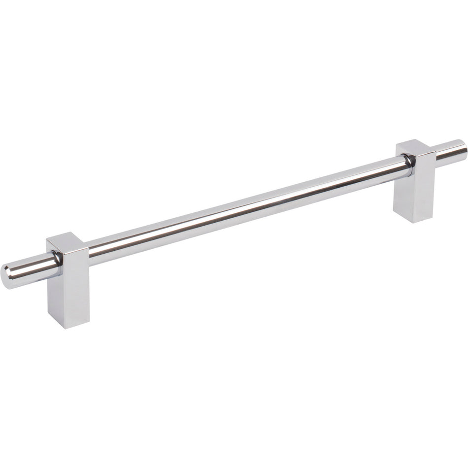 Jeffrey Alexander 478-192PC: 192mm cc Larkin Bar Cabinet Pull - Polished Chrome