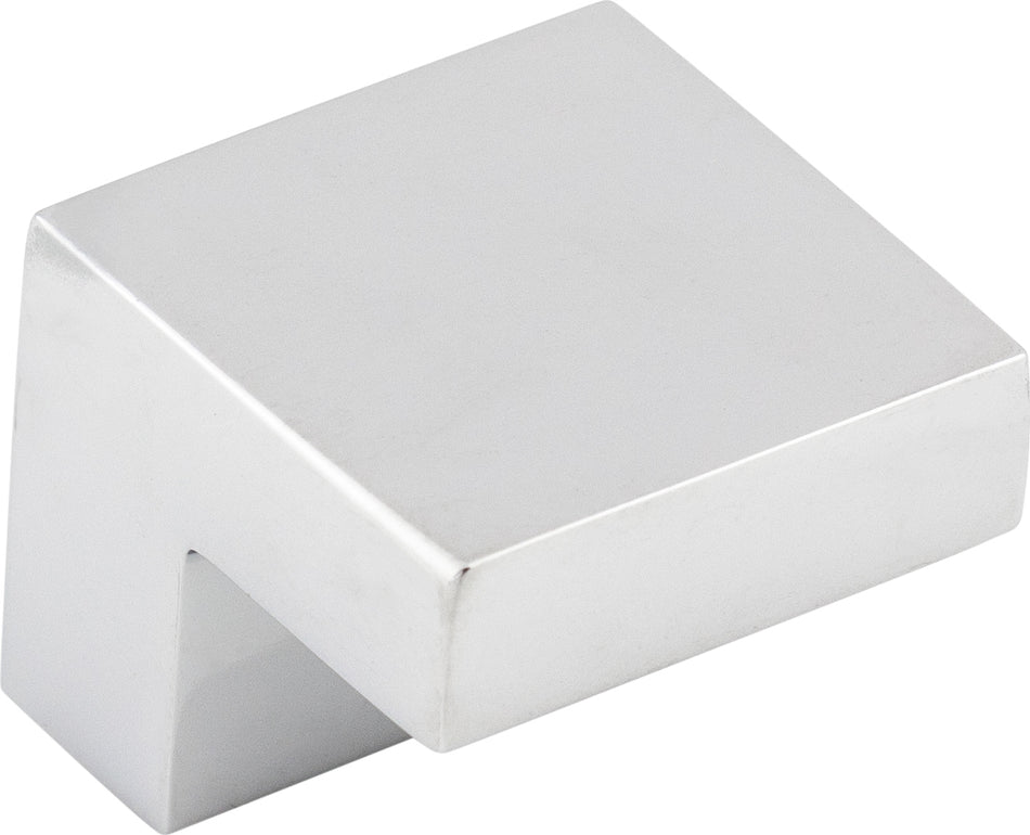 Top Knobs M1166: 1" Nouveau III Square Cabinet Knob - Polished Chrome