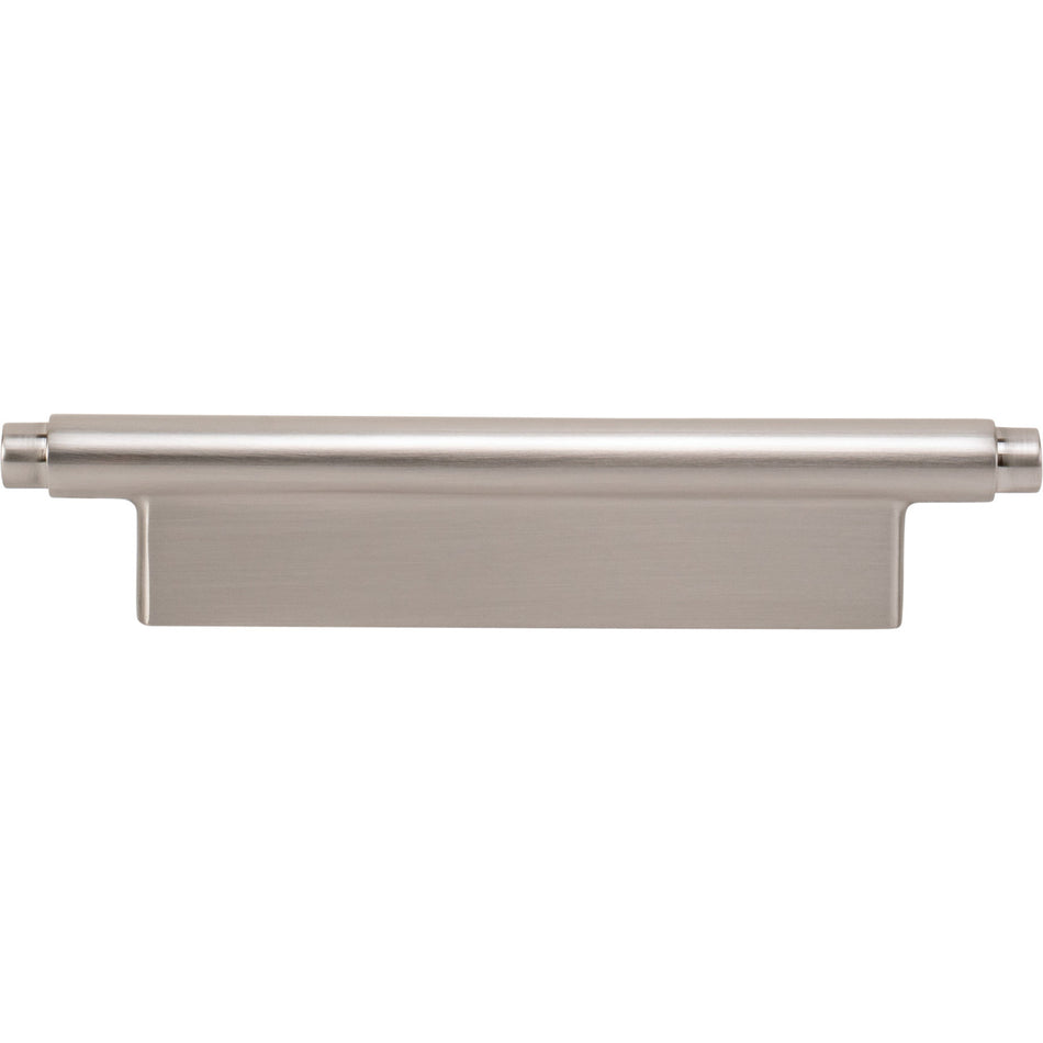 Atlas A532-BRN: 96mm cc Kayden Round Bar Cabinet Pull - Brushed Nickel