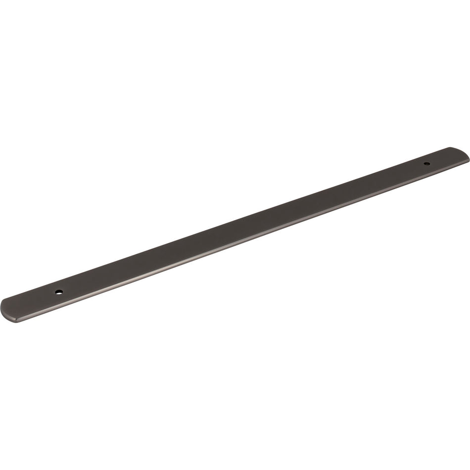 Top Knobs TK3276AG: 15" Wescott  Backplate - Ash Grey