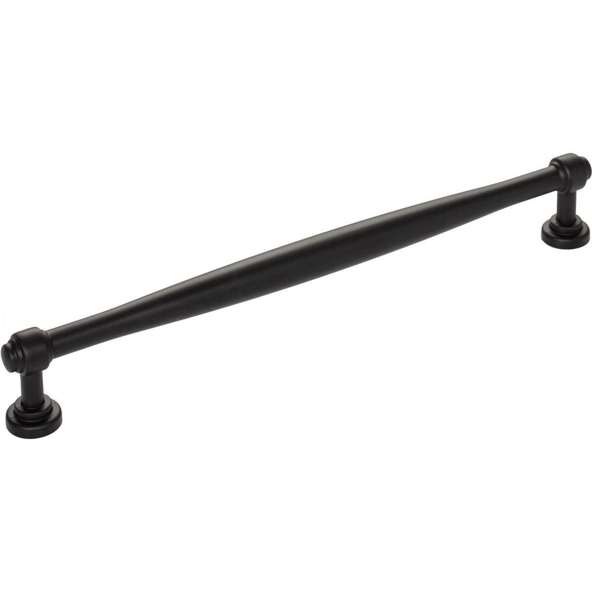 Top Knobs TK3075BLK: 8-13/16" cc Regent's Park Ulster Cabinet Pull - Flat Black