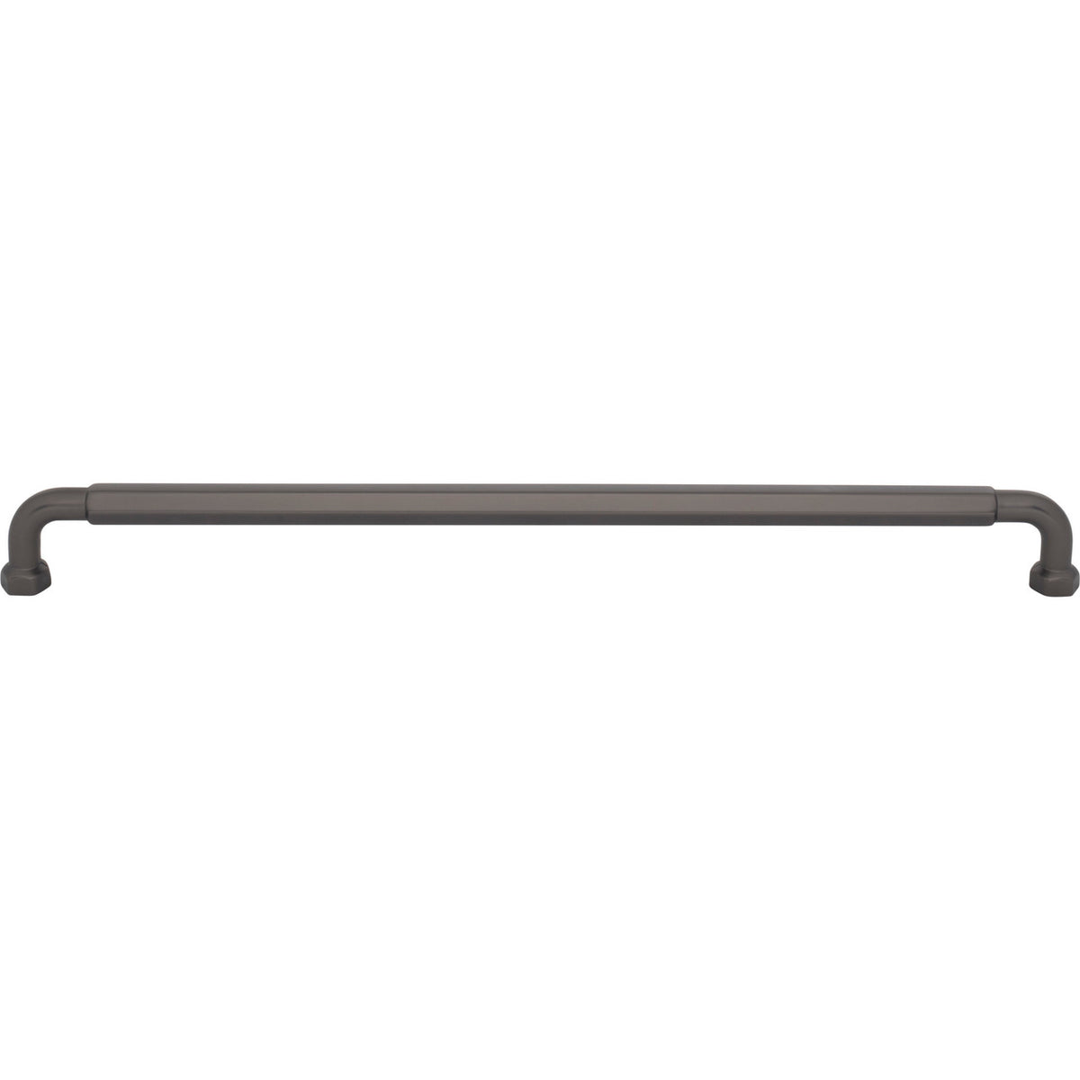 Top Knobs TK3206AG: 12" cc Dustin Cabinet Pull - Ash Gray