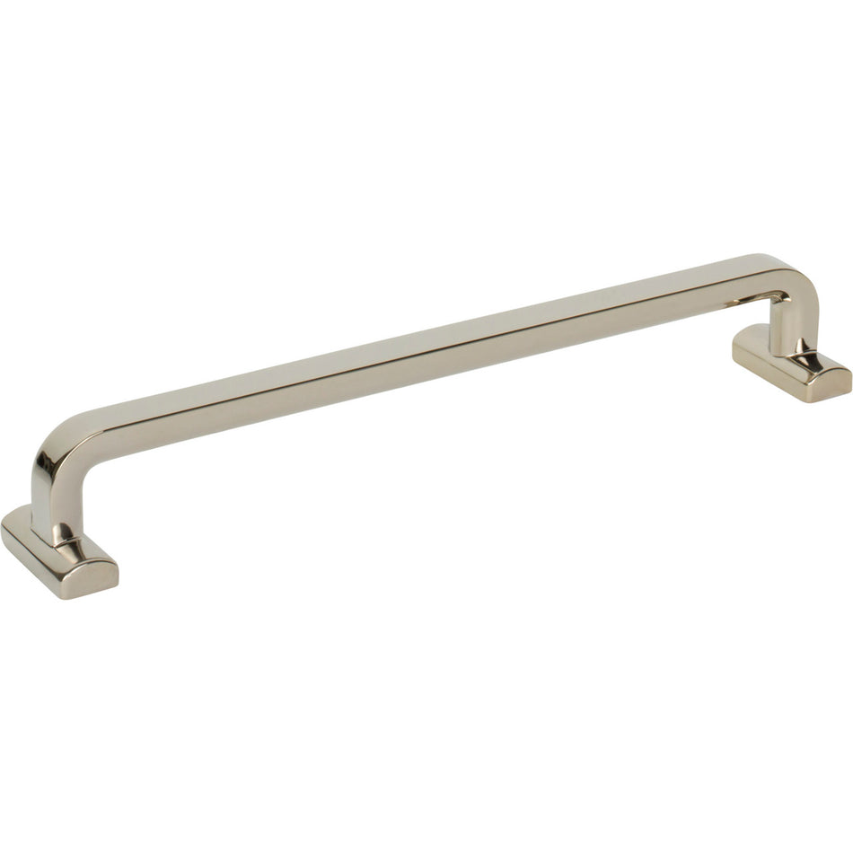 Top Knobs TK3165PN: 7-9/16" cc Harrison D-Handle Cabinet Pull - Polished Nickel